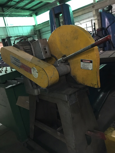 20" - 22" EVERETT ... ABRASIVE CUT OFF SAW